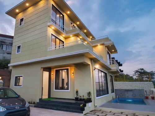 Luxury 7 BHK Villa in Panchgani with Pool, Mountain & Dam View