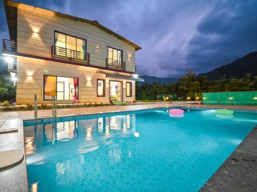 villa in Karjat with private pool