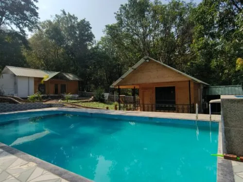villa with Private Swimming pool in Karjat
