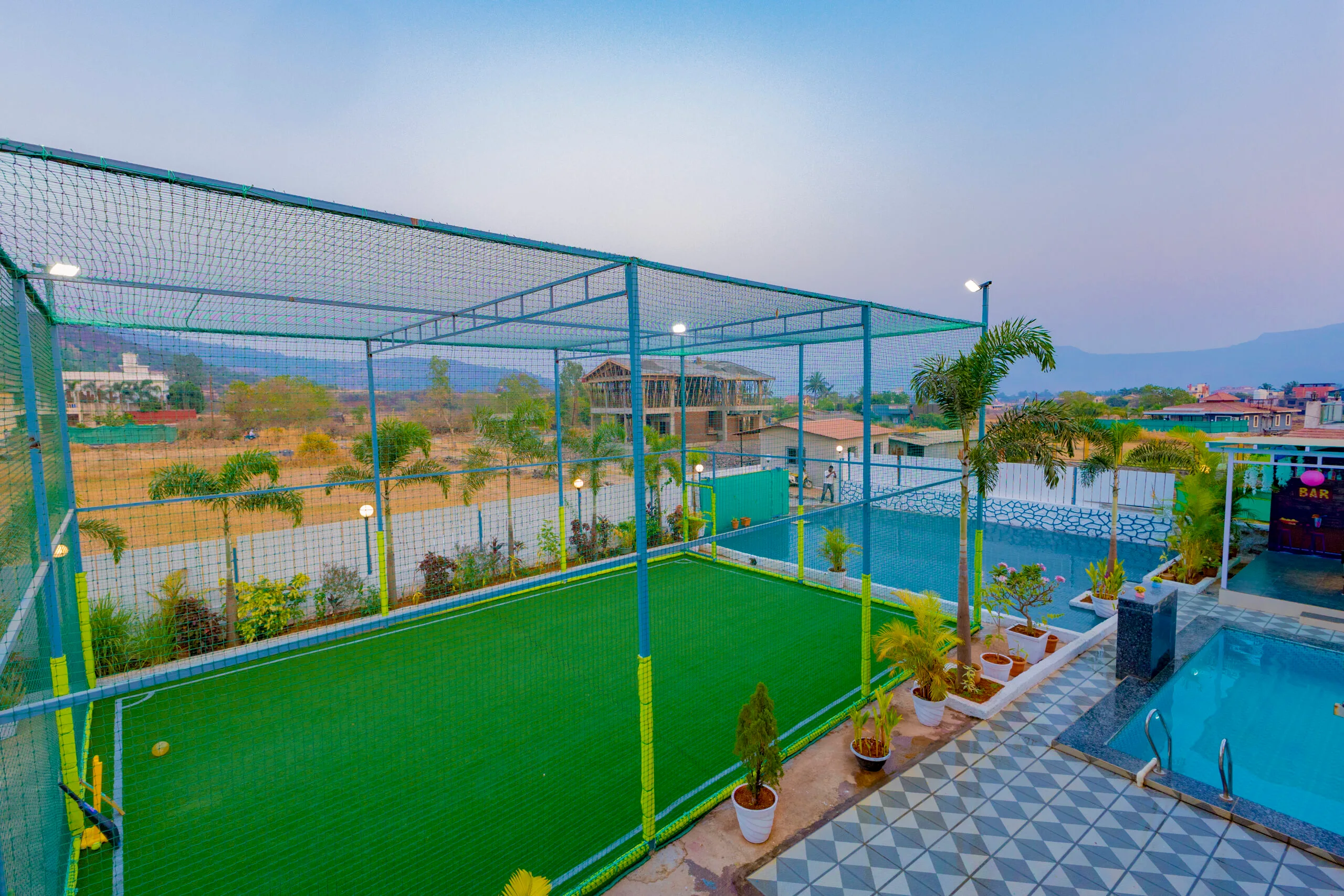 Farm Villa in Lonavala With Private Turf and Pool
