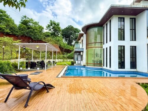 Villa in Pawna with Private Pool and Cricket Turf